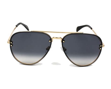 celine sunglasses 41392|CELINE Mirror Aviator Sunglasses CL 41392/S Gold .